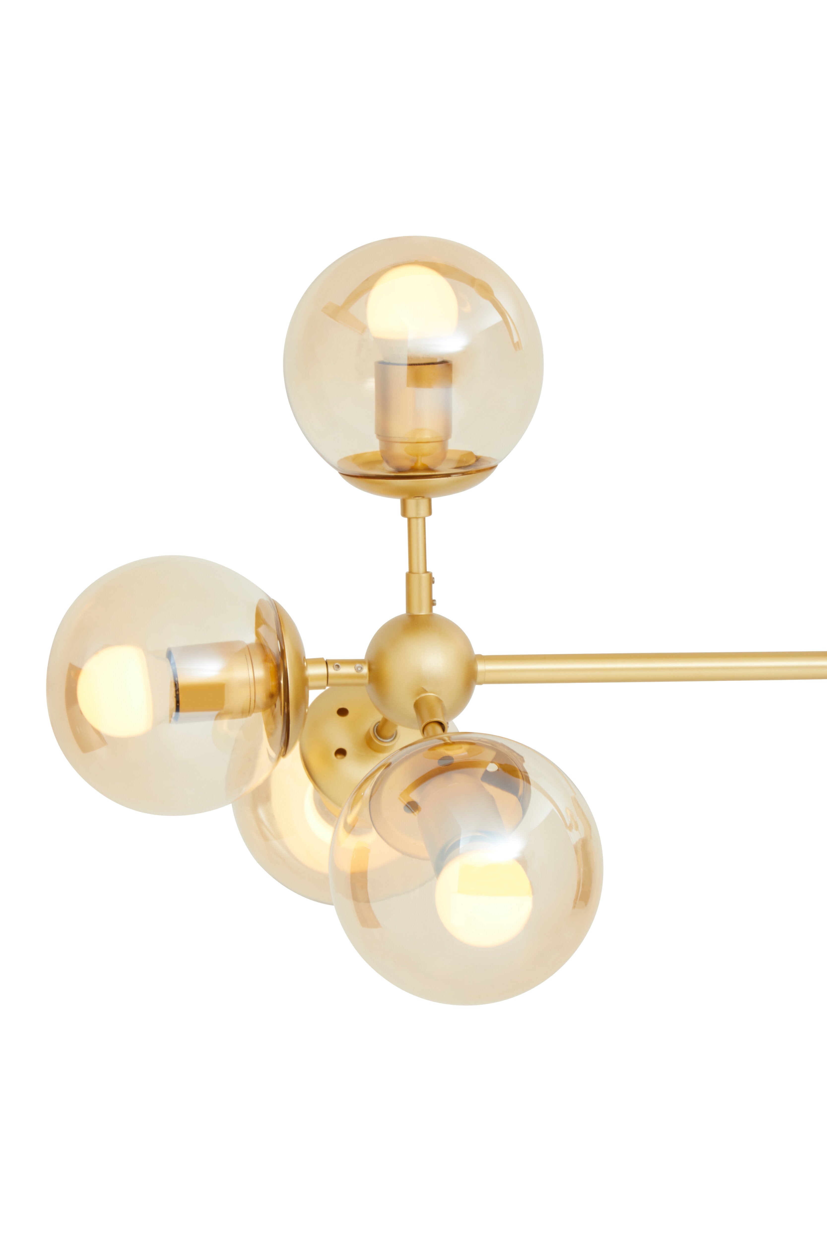 Abira Gold 8 Arm Pendant Light